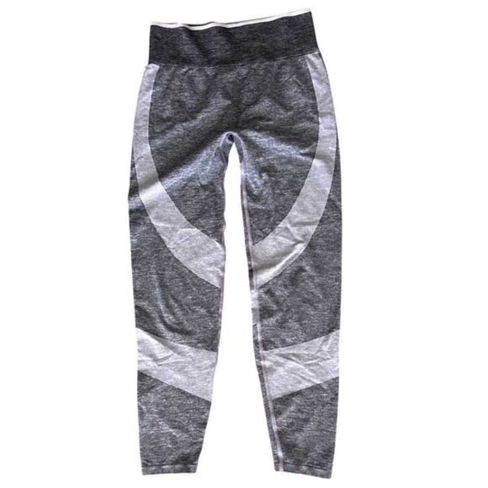 PINK Victoria's Secret Grey Leggings Seamless Workout Wear Gym Active‎ Small